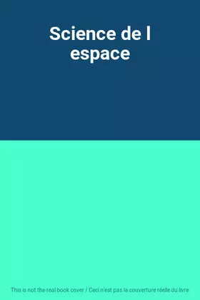 Couverture du produit · Science de l espace