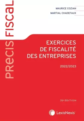 Couverture du produit · exercices de fiscalite des entreprises 2022