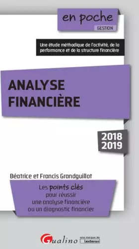 Couverture du produit · Analyse financière