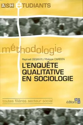 Couverture du produit · L'enquête qualitative en sociologie