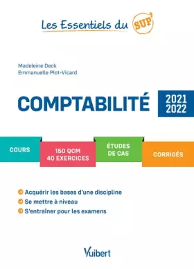 Couverture du produit · Comptabilité 2021/2022: Cours - QCM - Exercices - Etudes de cas - Corrigés