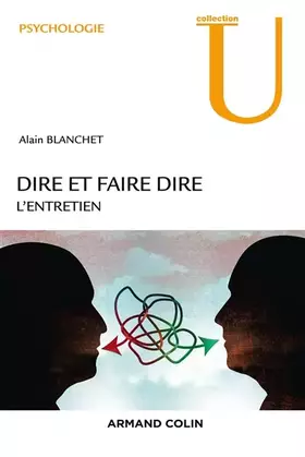 Couverture du produit · Dire et faire dire - L'entretien - 2e édition - NP: L'entretien