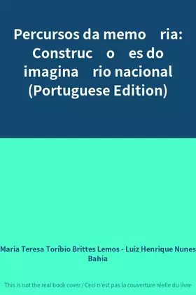Couverture du produit · Percursos da memória: Construções do imaginário nacional (Portuguese Edition)