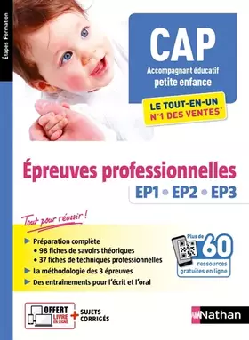 Couverture du produit · CAP AEPE - Accompagnant Educatif Petite Enfance - Le tout-en-un - EPR EP1 EP2 EP3 (EF) - 2022 / 2023