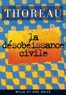 Couverture du produit · La désobéissance civile