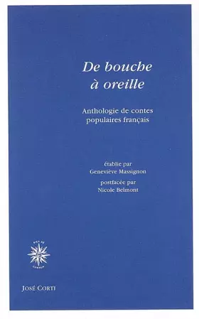 Couverture du produit · De bouche à oreille : Anthologie de contes populaires français
