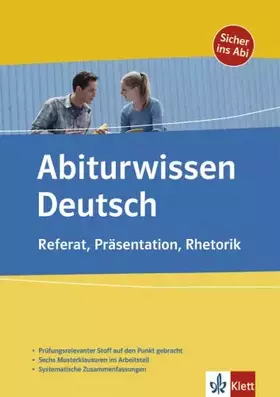 Couverture du produit · Referat, Präsentation, Rhetorik