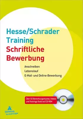 Couverture du produit · Hesse/Schrader-Training Schriftliche Bewerbung: Anschreiben - Lebenslauf - E-Mail- und Online-Bewerbung