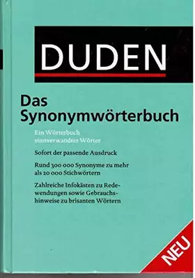 Couverture du produit · Das Synonymwörterbuch: Ein Wörterbuch sinnverwandter Wörter (Duden - Deutsche Sprache in 12 Bänden)