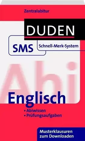 Couverture du produit · Abi Englisch (Duden SMS - Schnell-Merk-System)