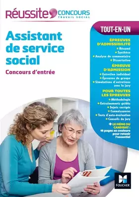 Couverture du produit · Réussite Concours Assistant de service social - Concours d'entrée - Nº43