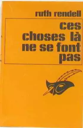 Couverture du produit · Ces choses la ne se font pas