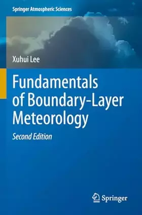 Couverture du produit · Fundamentals of Boundary-Layer Meteorology (Springer Atmospheric Sciences)