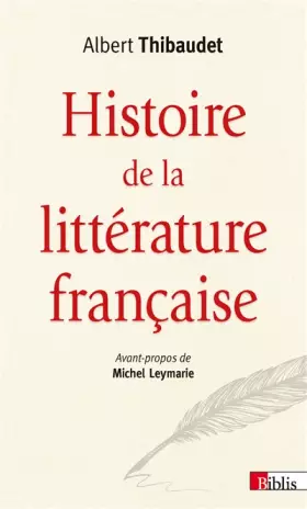 Couverture du produit · Histoire de la littérature française