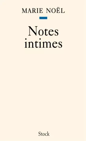 Couverture du produit · Notes intimes