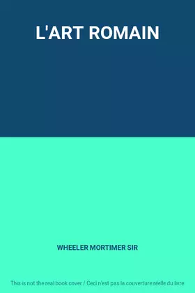 Couverture du produit · L'ART ROMAIN