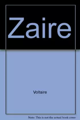 Couverture du produit · VOLTAIRE ZAIRE