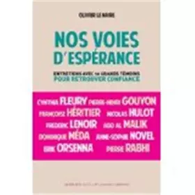 Couverture du produit · Nos voies d'espérance