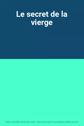 Couverture du produit · Le secret de la vierge