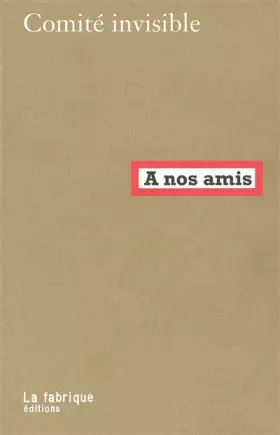 Couverture du produit · A nos amis