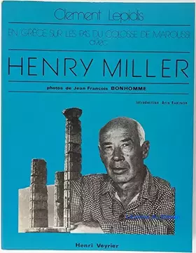 Couverture du produit · Sur les pas du "colosse de maroussi" / lettre a henry miller