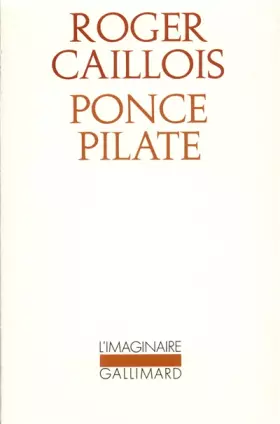 Couverture du produit · Ponce Pilate