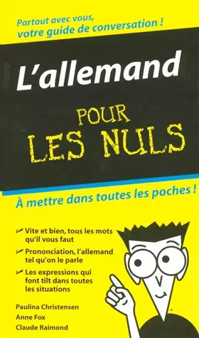 Couverture du produit · L'Allemand - Guide de conversation Pour les Nuls