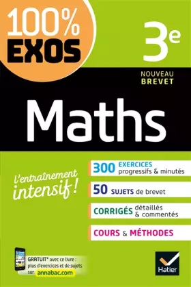 Couverture du produit · Maths 3e: exercices résolus - Troisième