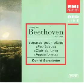 Couverture du produit · Beethoven. Sonates pour piano, "Pathétique", "Clair de lune", "Appassionata", par Daniel Barenboïm.