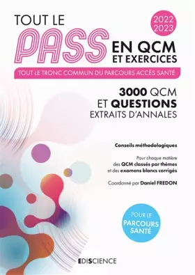 Couverture du produit · Tout le PASS en QCM et exercices 2022-2023: Tronc commun (2022-2023)