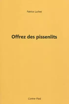 Couverture du produit · Offrez des pissenlits