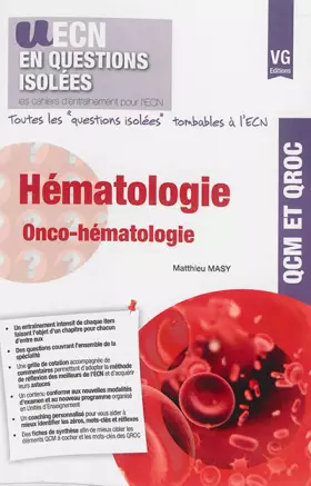 Couverture du produit · Hématologie : Onco-hématologie