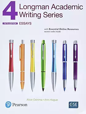 Couverture du produit · Longman Academic Writing Series 4: Essays, with Essential Online Resources