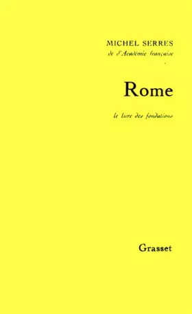Couverture du produit · Rome le livre des fondations
