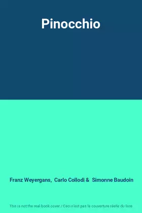 Couverture du produit · Pinocchio