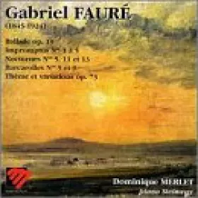 Couverture du produit · Impromptus n°1 à 5. Ballade Op. 19 pour piano de Gabriel Fauré
