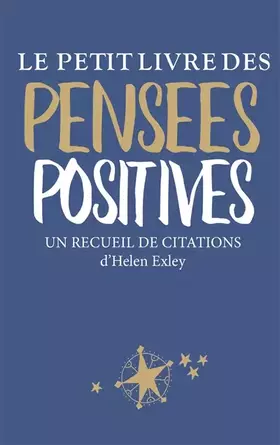 Couverture du produit · Petit livre des pensées positives