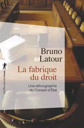 Couverture du produit · La fabrique du droit
