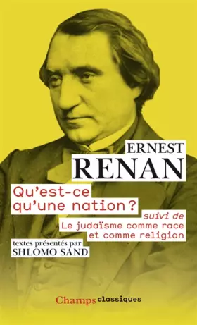 Couverture du produit · Qu'est-ce qu'une nation ? Suivi du judaïsme comme race et comme religion
