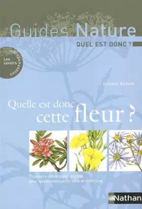 Couverture du produit · Quelle est donc cette fleur ?
