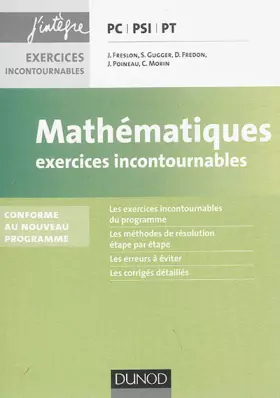 Couverture du produit · Mathématiques Exercices incontournables PC-PSI-PT - 2ed. - nouveau programme 2014