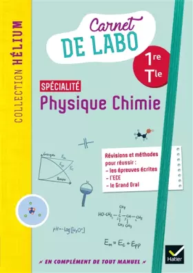 Couverture du produit · Physique chimie 1re/Tle - Éd. 2020 - Carnet de labo élève