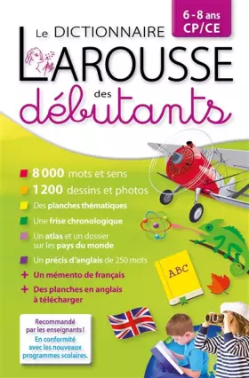 Couverture du produit · Larousse dictionnaire des débutants 6/8 ans CP/CE