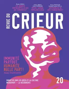 Couverture du produit · Revue du Crieur N° 20