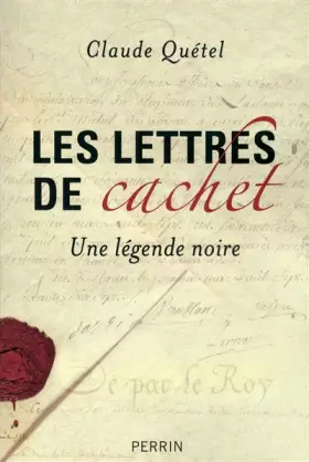 Couverture du produit · Les lettres de cachet