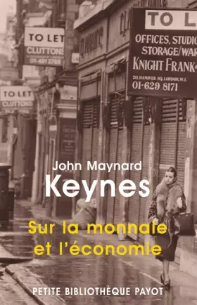 Couverture du produit · Sur la monnaie et l'économie