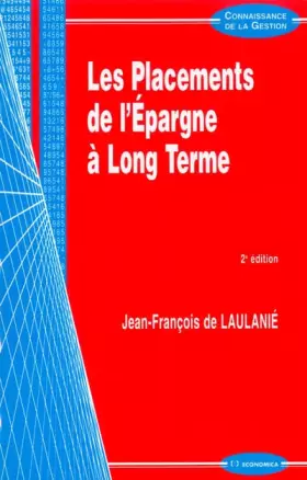 Couverture du produit · Les Placements de l'épargne à long terme