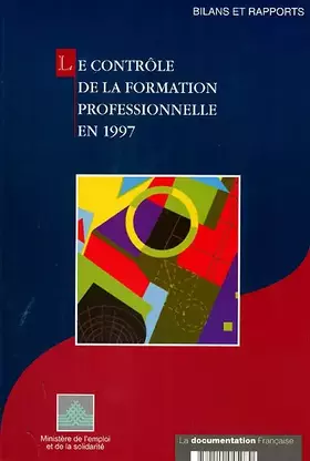 Couverture du produit · Le contrôle de la formation professionnelle