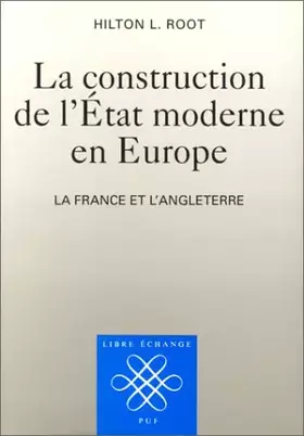 Couverture du produit · La Construction de l'Etat moderne en Europe