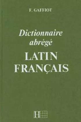 Couverture du produit · Dictionnaire abrégé latin-français